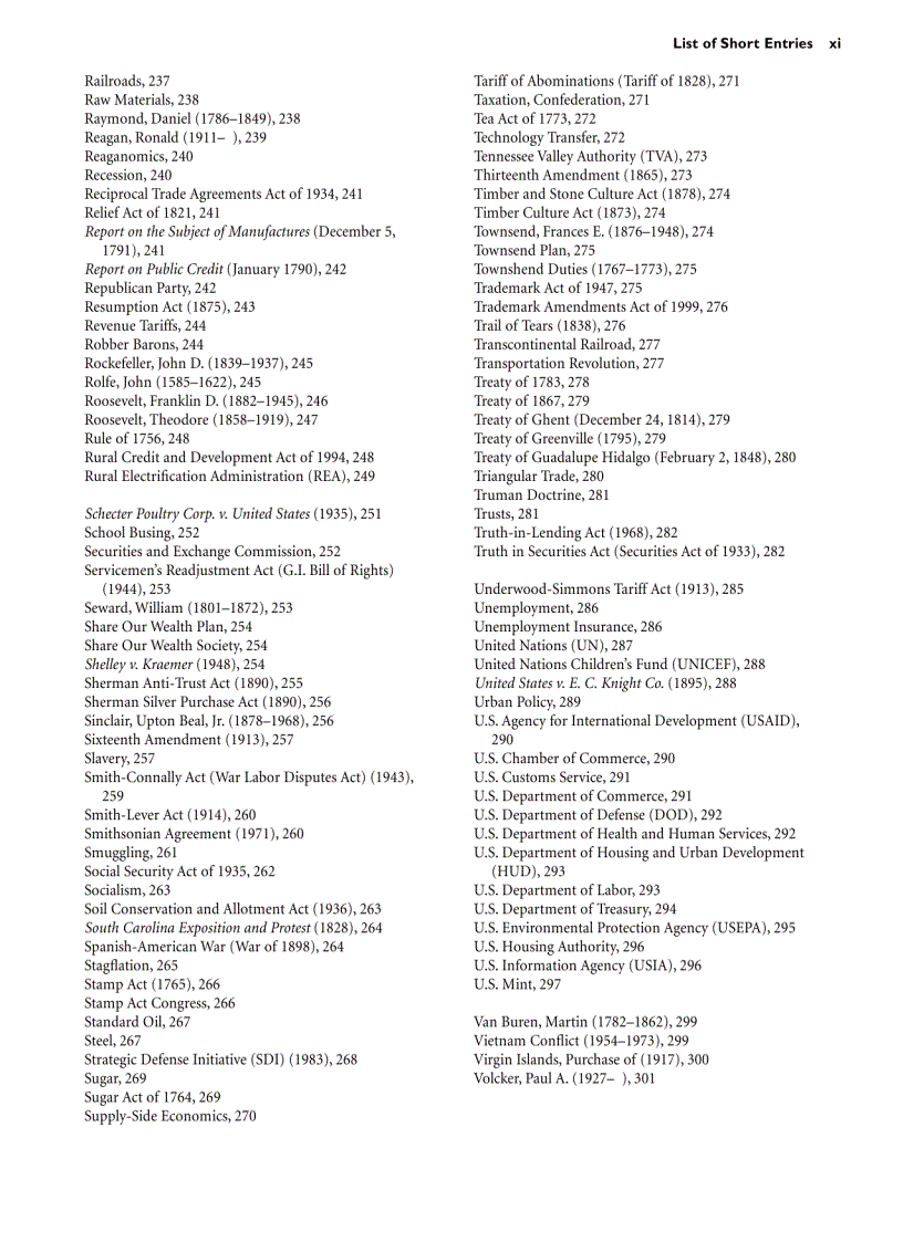 image for page The American Economy A Historical Encyclopedia