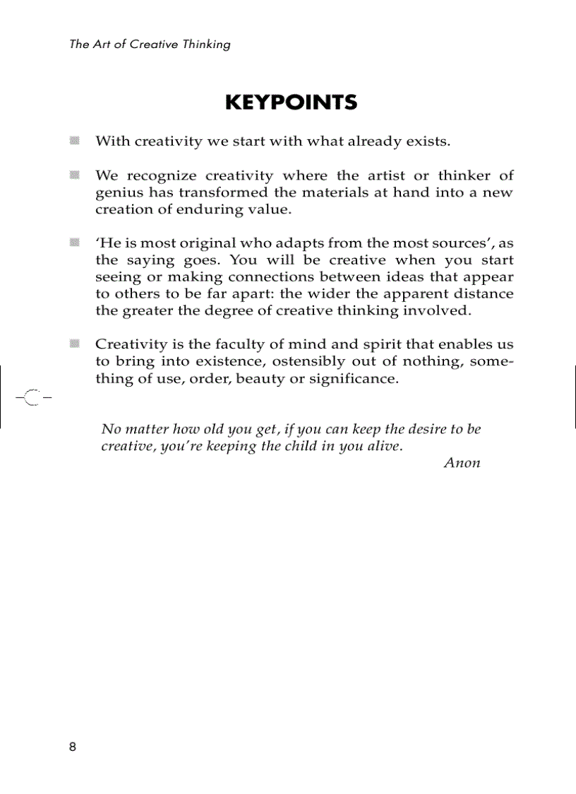 image for page The Art of Creative Thinking How to Be Innovative and Develop Great Ideas