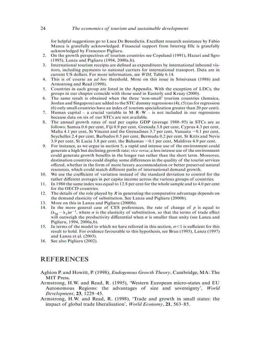 image for page The Economics of Tourism and Sustainable Development