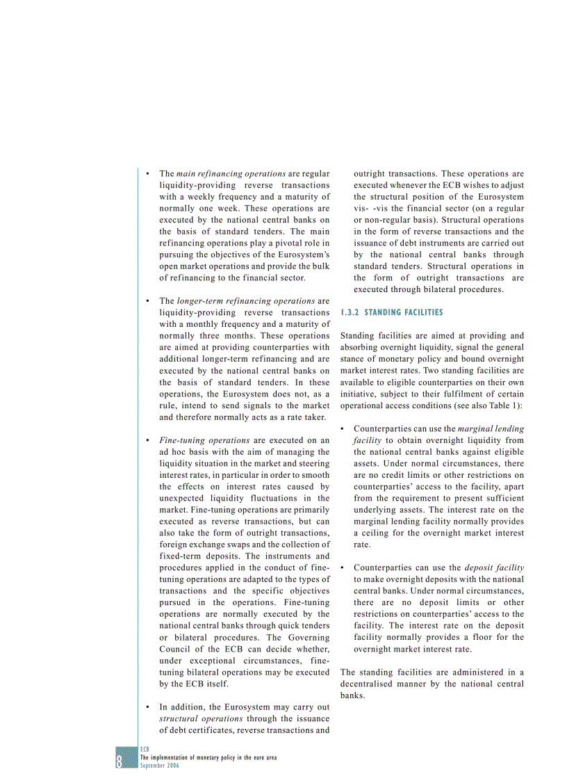image for page The Implementation of Monetary Policy in The EURO Area
