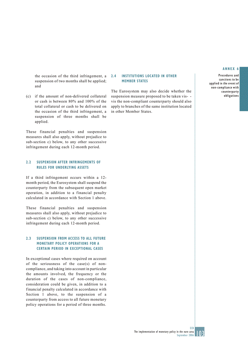 image for page The Implementation of Monetary Policy in The EURO Area