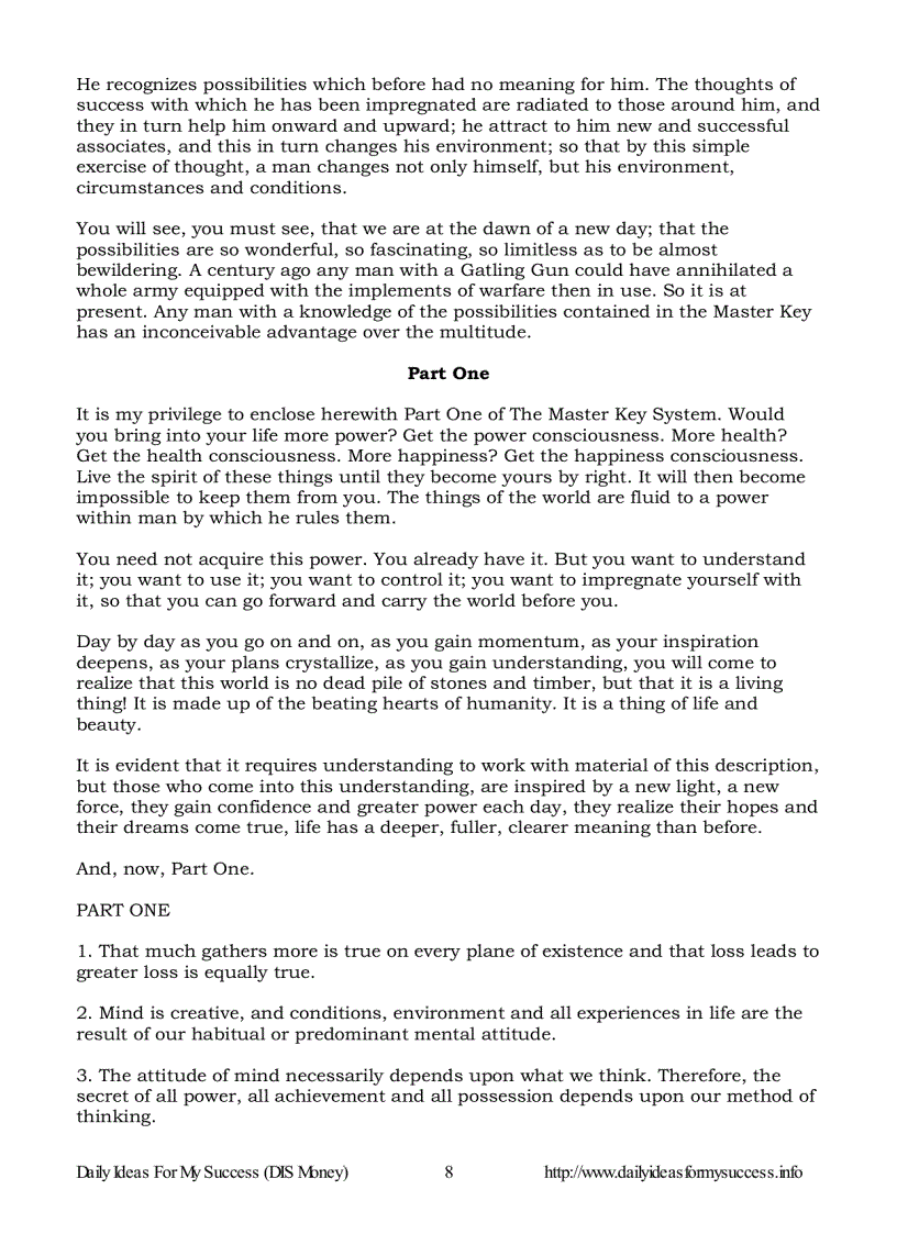 image for page The Master Key System