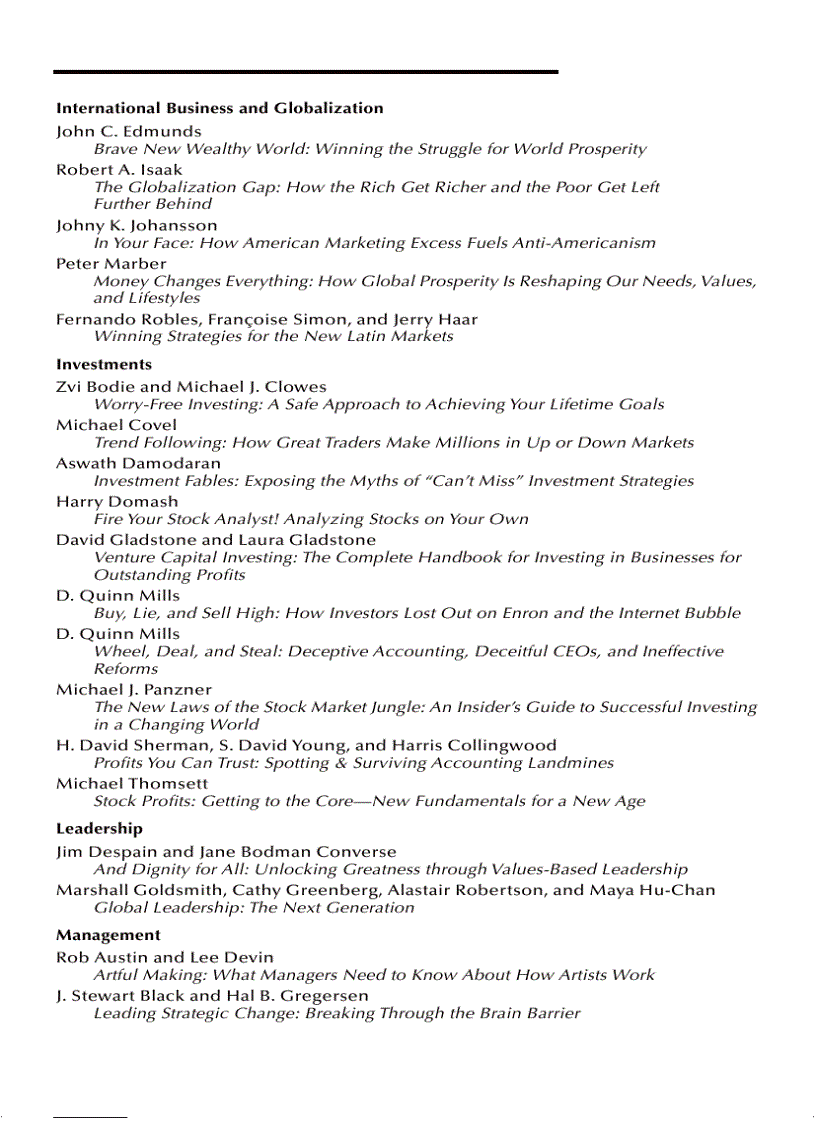 image for page The New Laws of the Stock Market Jungle