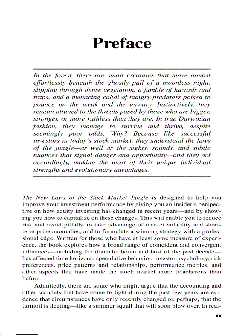 image for page The New Laws of the Stock Market Jungle