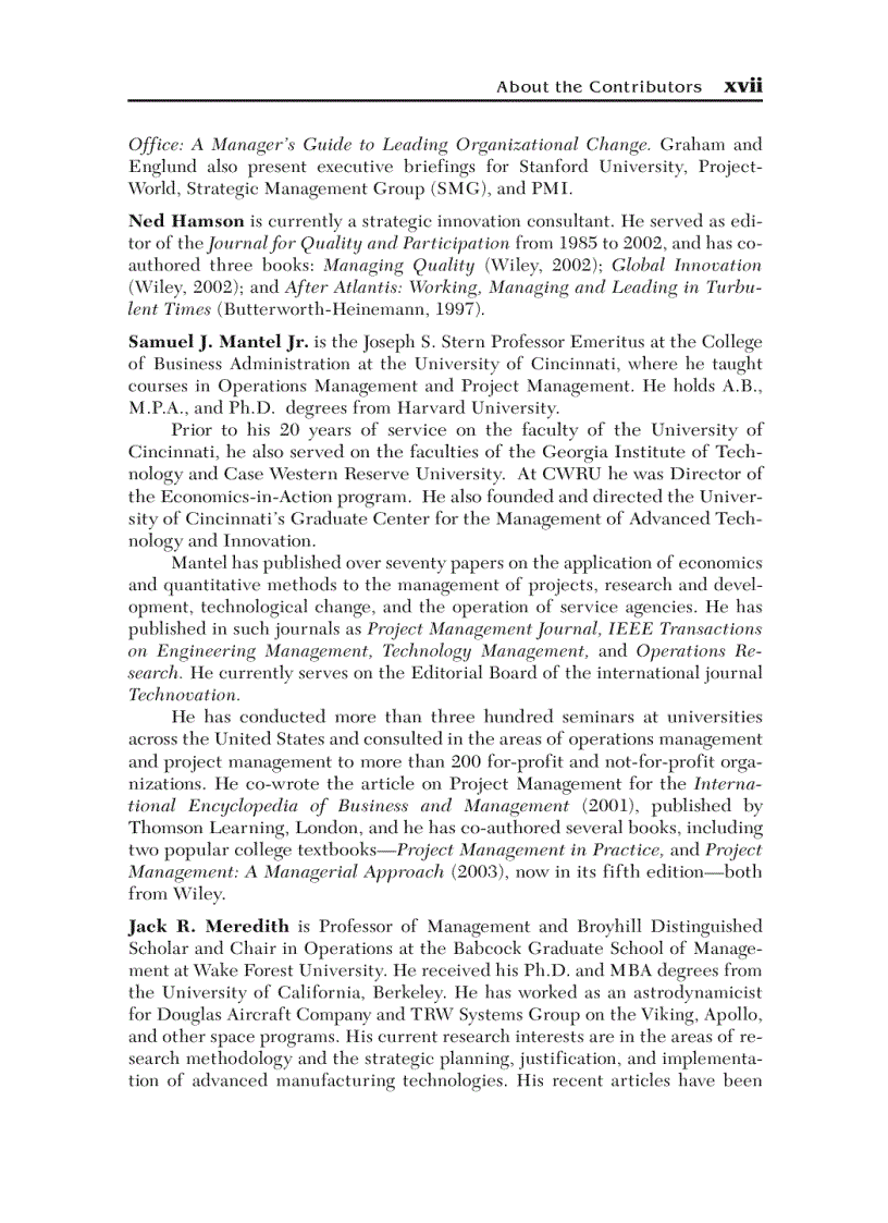 image for page The Portable MBA in Project Management