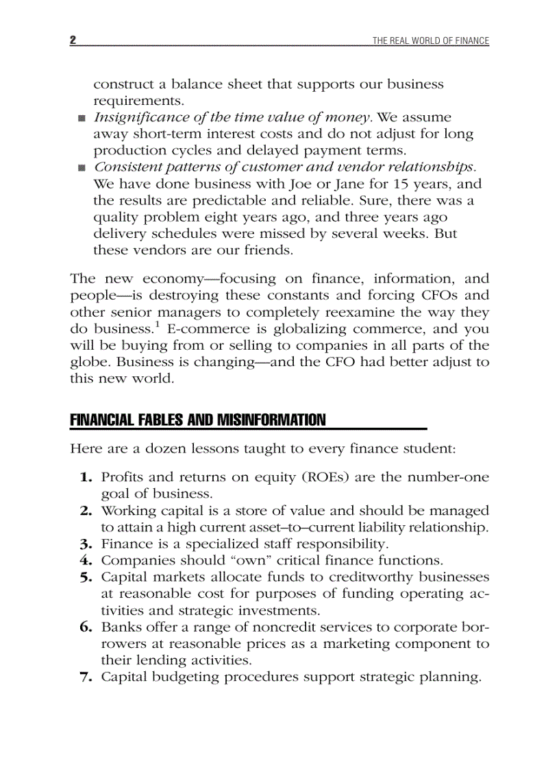 image for page The Real World of Finance 12 Lessons for the 21st Century