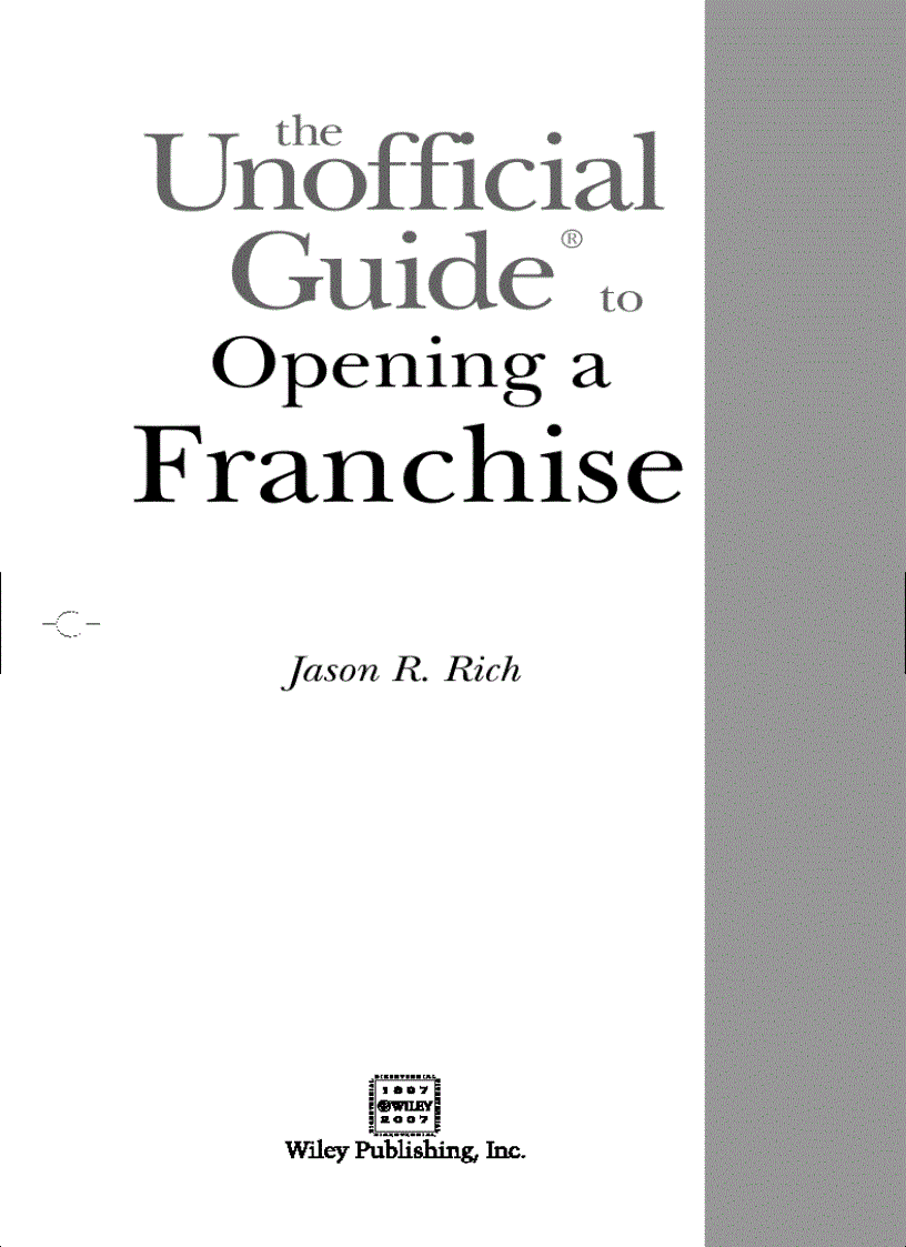 The Unofficial Guide To Opening A Franchise