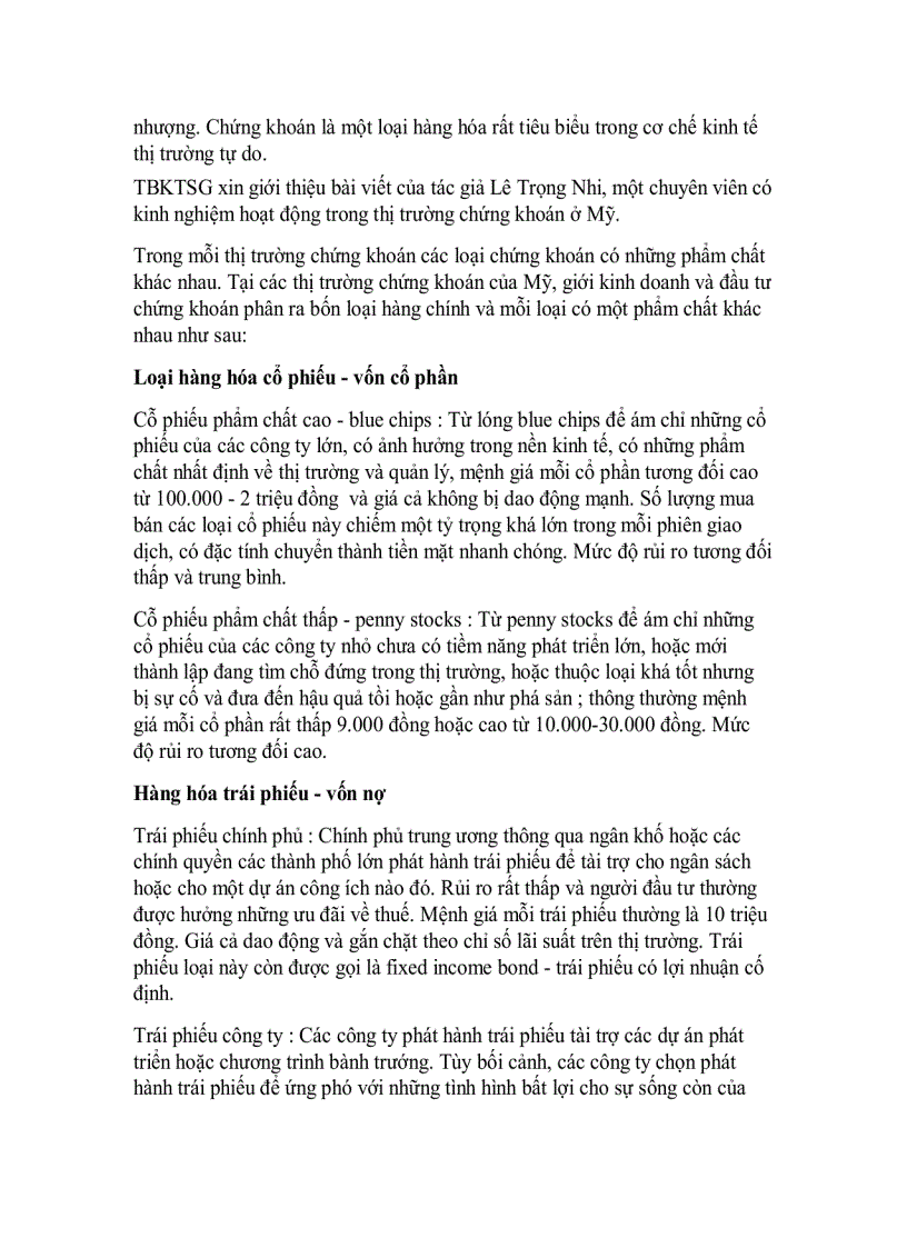 image for page Tổng quan thị trường chứng khoán