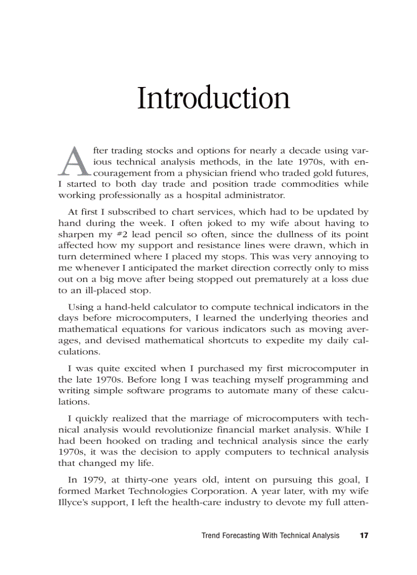 image for page Trend Forecasting with Technical Analysis