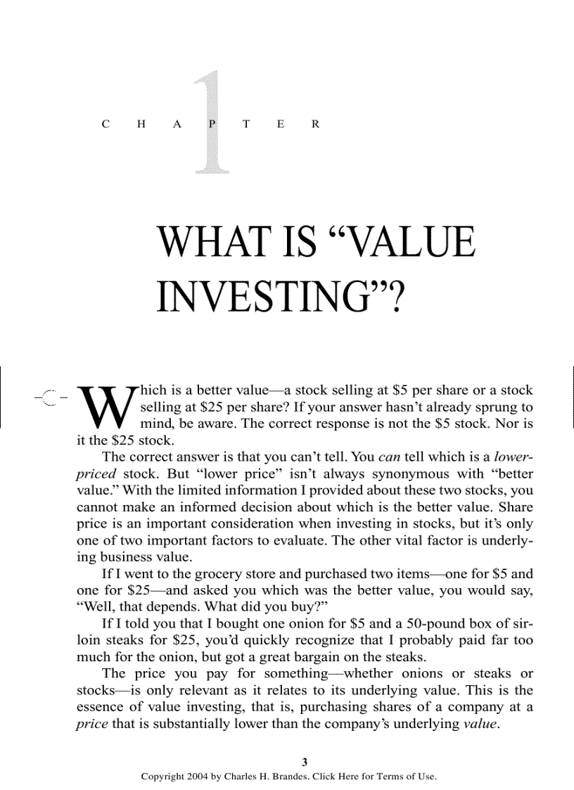 image for page Value Investing Today Third Edition