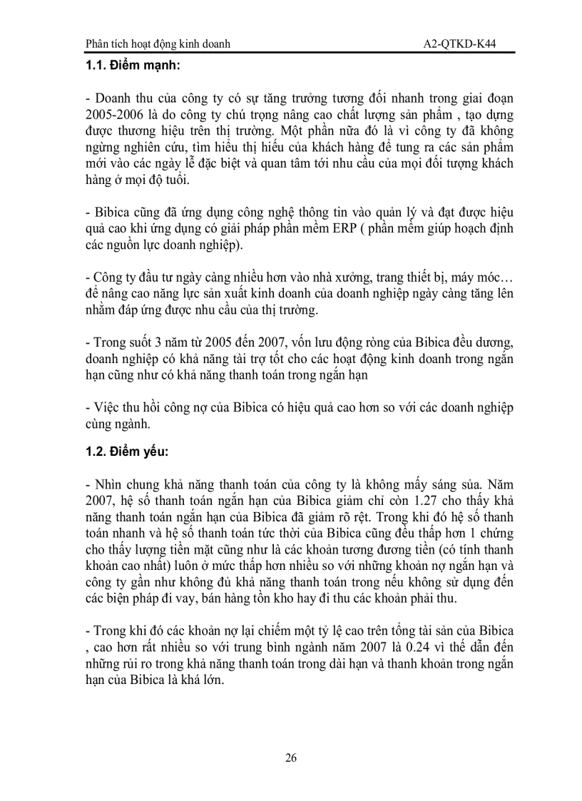 image for page Tiểu Luận Phân tích hoạt động kinh doanh của Cty CP bánh kẹo Bibica