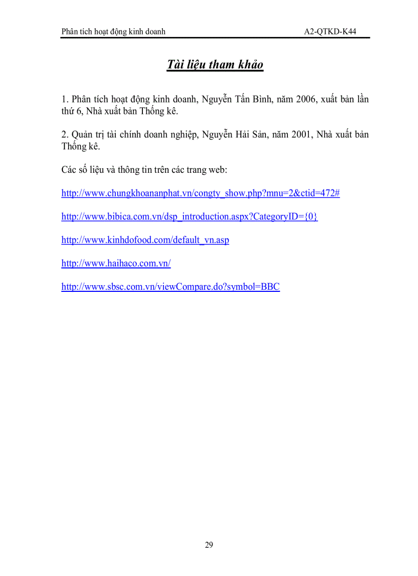 image for page Tiểu Luận Phân tích hoạt động kinh doanh của Cty CP bánh kẹo Bibica