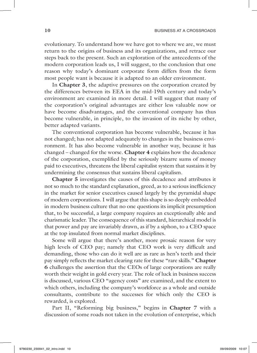 image for page Business at a Crossroads The Crisis of Corporate Leadership