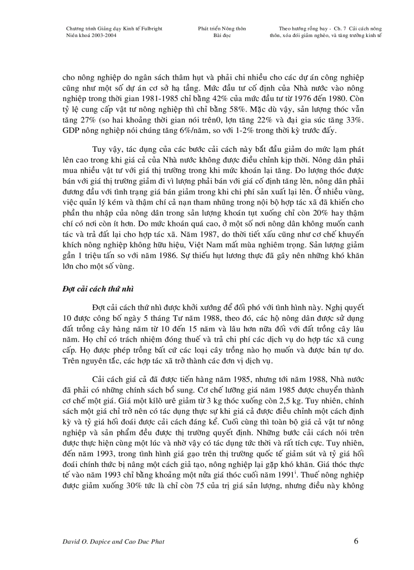 image for page Cải cách nông thôn