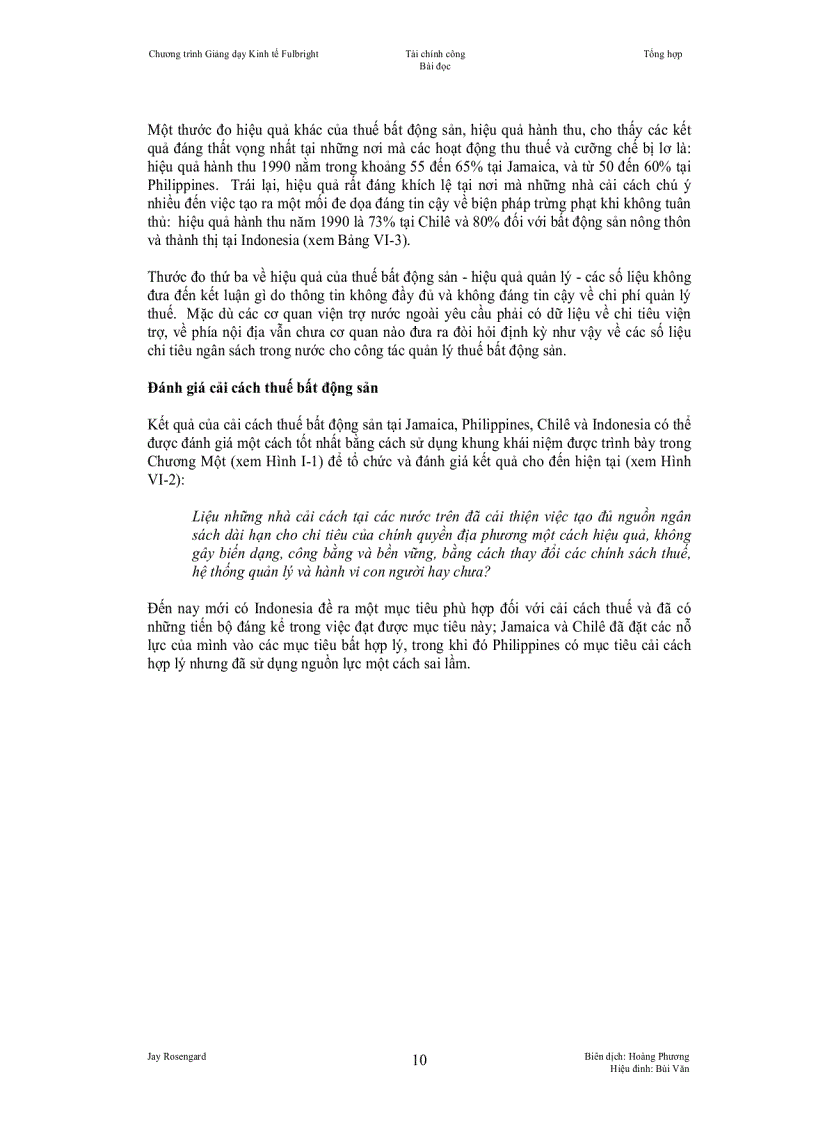 image for page Cải cách thuế bất động sản tại các nước đang phát triển