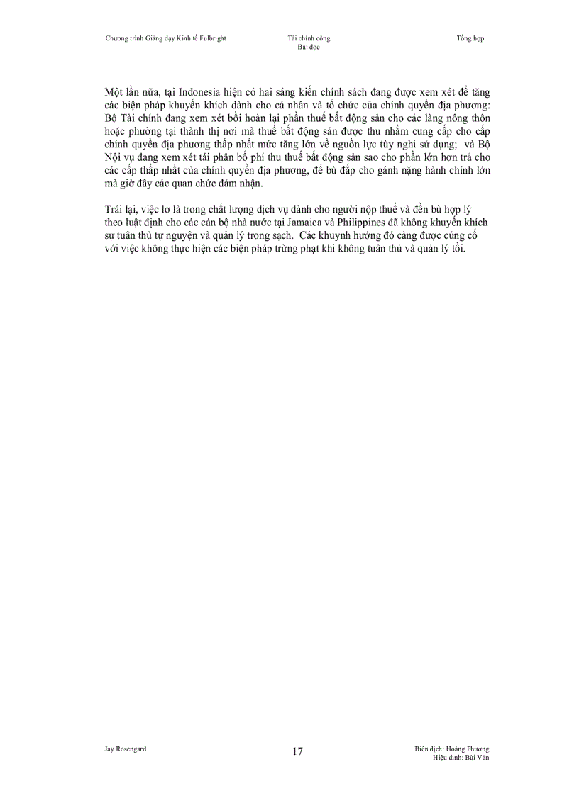 image for page Cải cách thuế bất động sản tại các nước đang phát triển