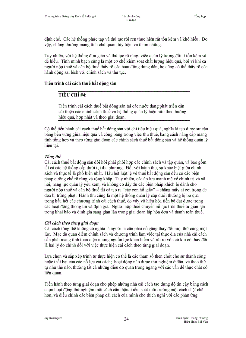 image for page Cải cách thuế bất động sản tại các nước đang phát triển