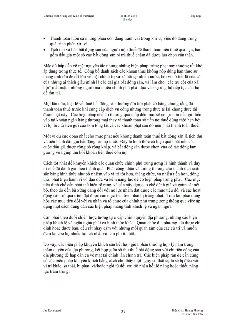 image for page Cải cách thuế bất động sản tại các nước đang phát triển