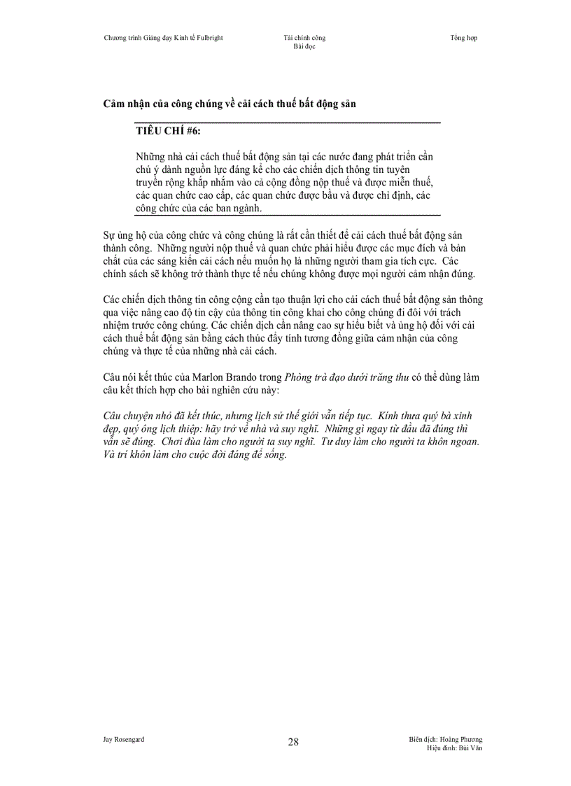 image for page Cải cách thuế bất động sản tại các nước đang phát triển