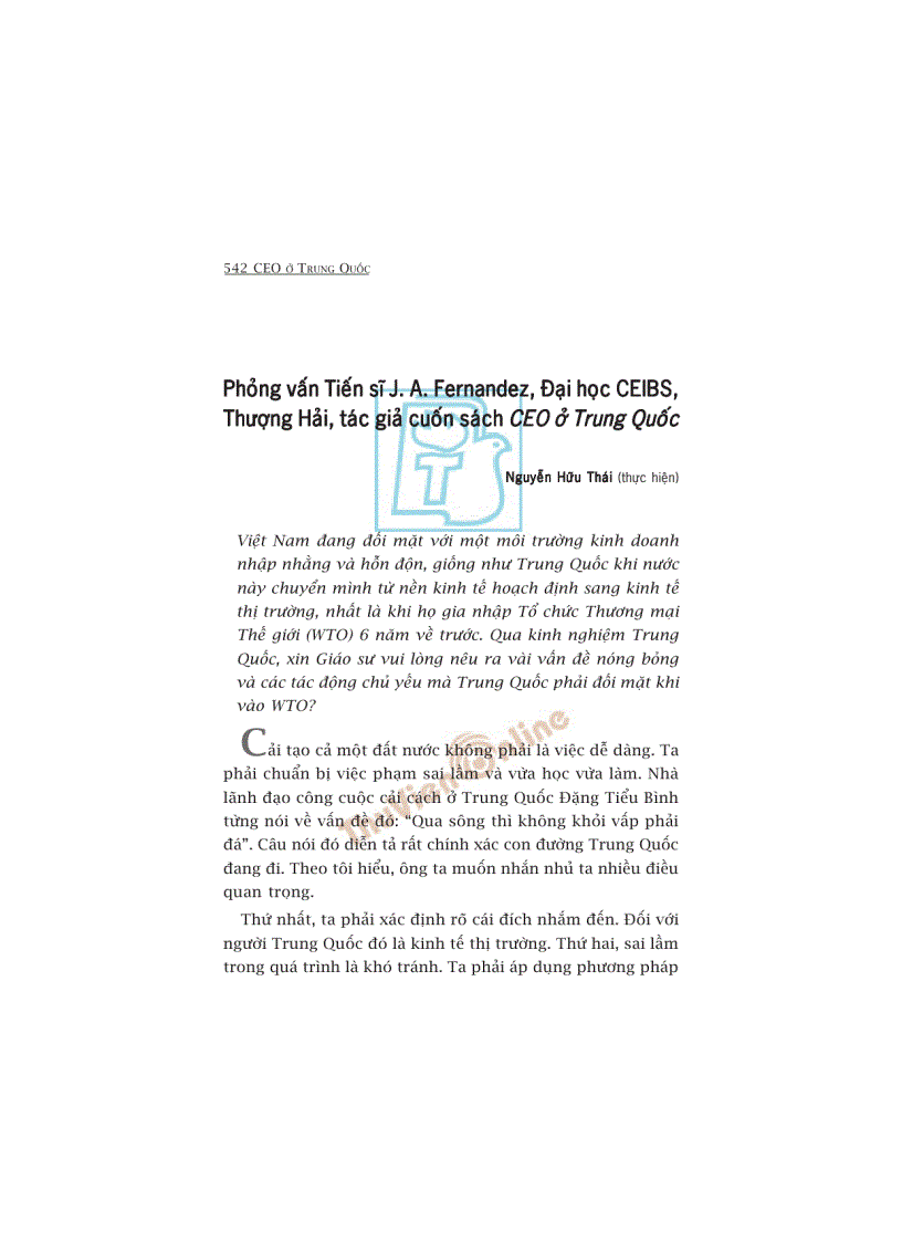 image for page CEO ở Trung Quốc Tiếng nói từ kinh nghiệm thực tiễn