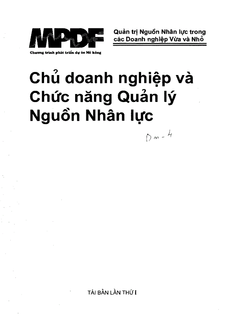 image for page Chủ doanh nghiệp và chức năng quản lý nguồn nhân lực
