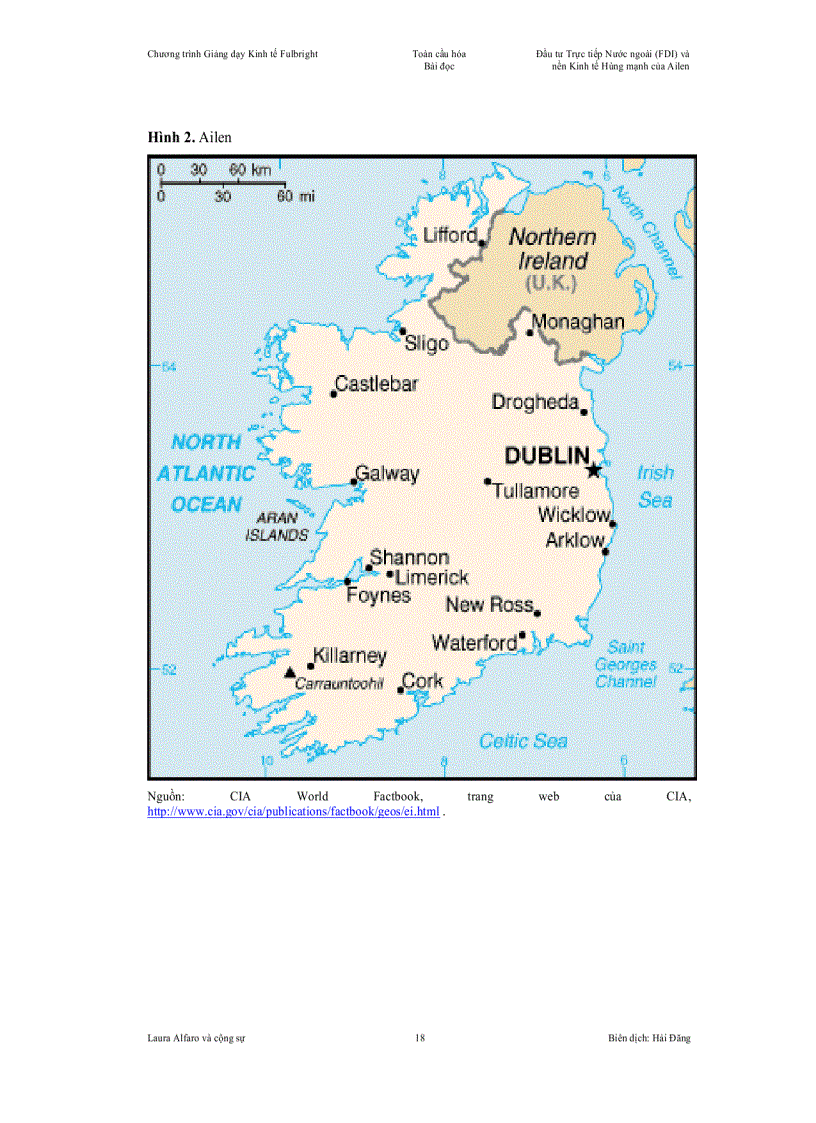 image for page Đầu tư trực tiếp nước ngoài và nền kinh tế hùng mạnh của Ailen