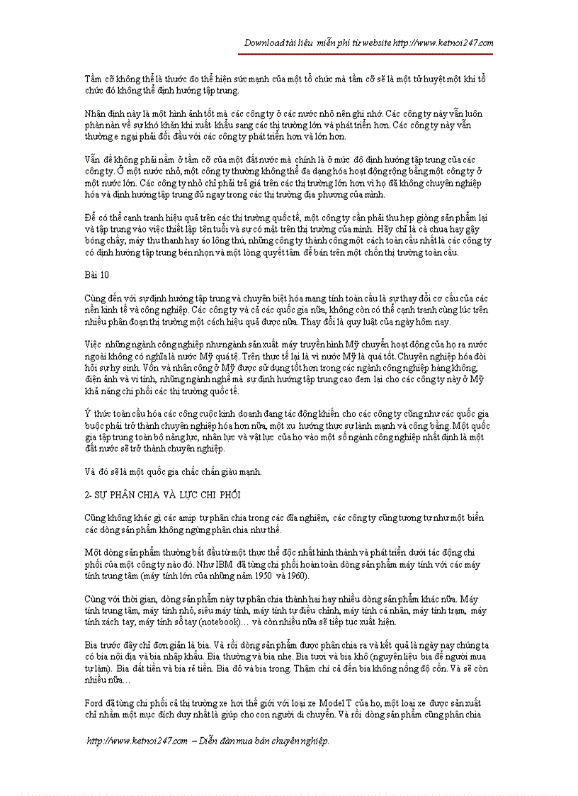 image for page Định hướng tập trung