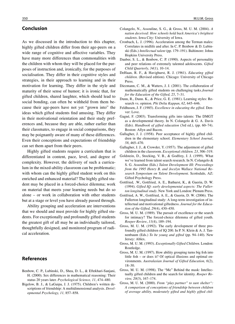 image for page International Handbook on Giftedness