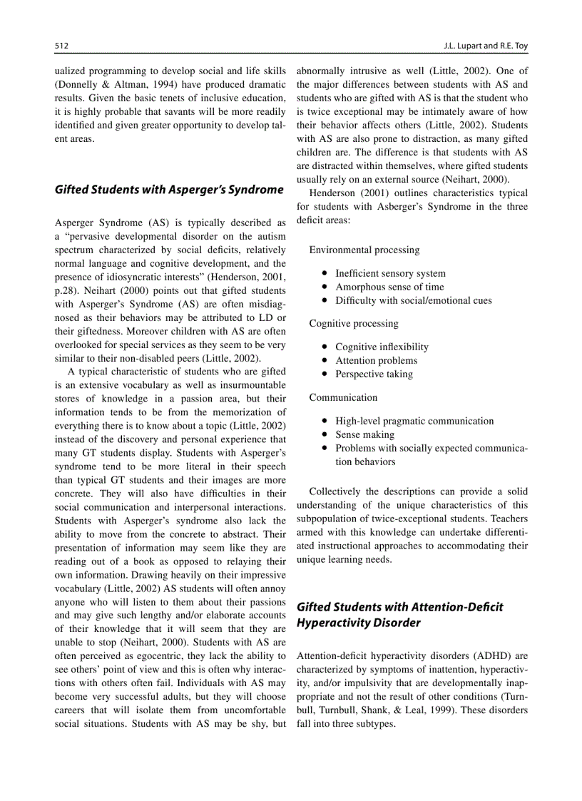 image for page International Handbook on Giftedness