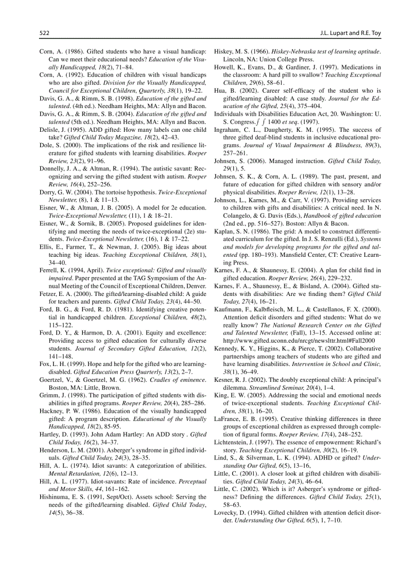 image for page International Handbook on Giftedness