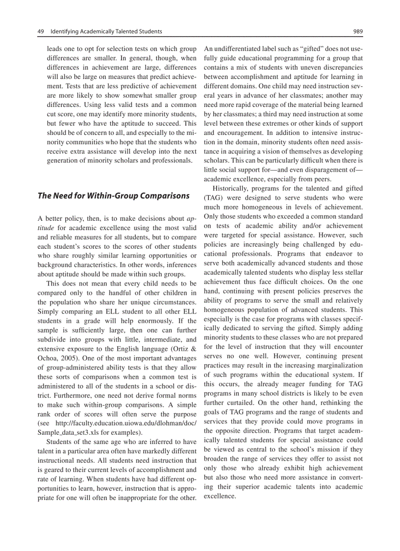 image for page International Handbook on Giftedness