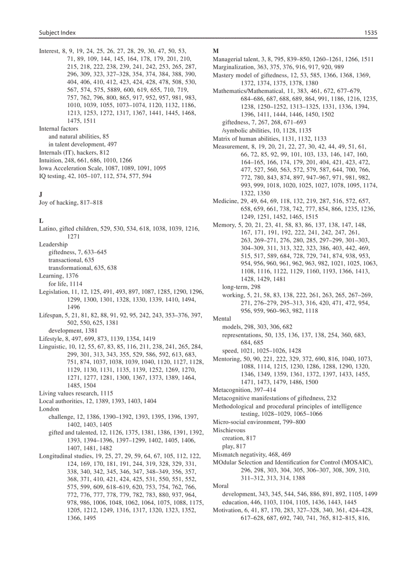 image for page International Handbook on Giftedness