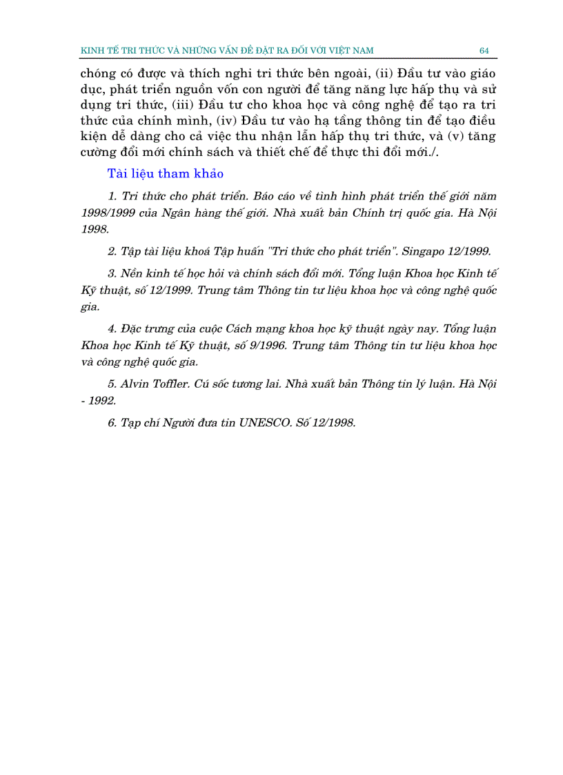 image for page Kỷ yếu hội thảo khoa học Kinh tế tri thức