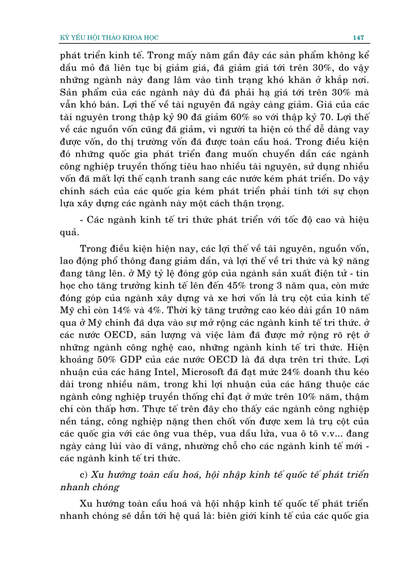 image for page Kỷ yếu hội thảo khoa học Kinh tế tri thức