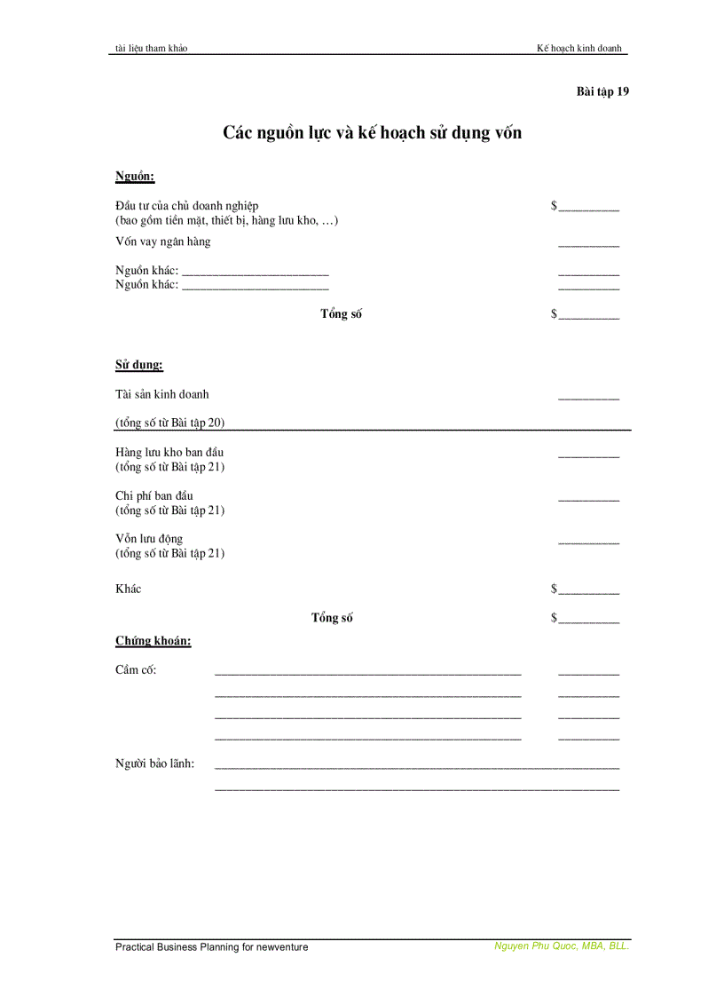 image for page Lập kế hoạch khởi sự kinh doanh