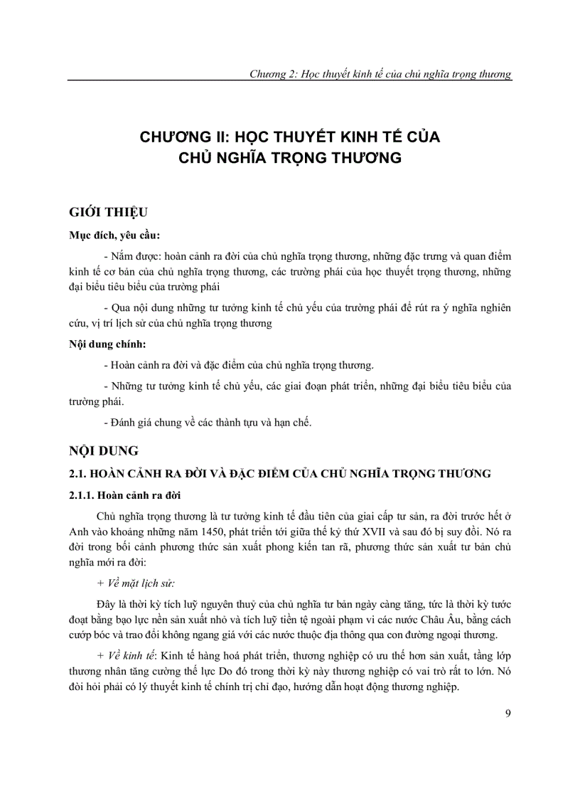 image for page Lịch sử các học thuyết kinh tế