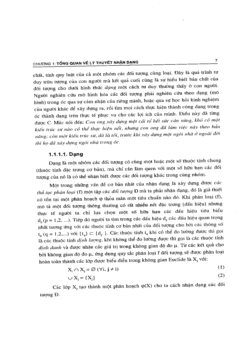 image for page Lý thuyết nhận dạng ứng dụng trong quản lý