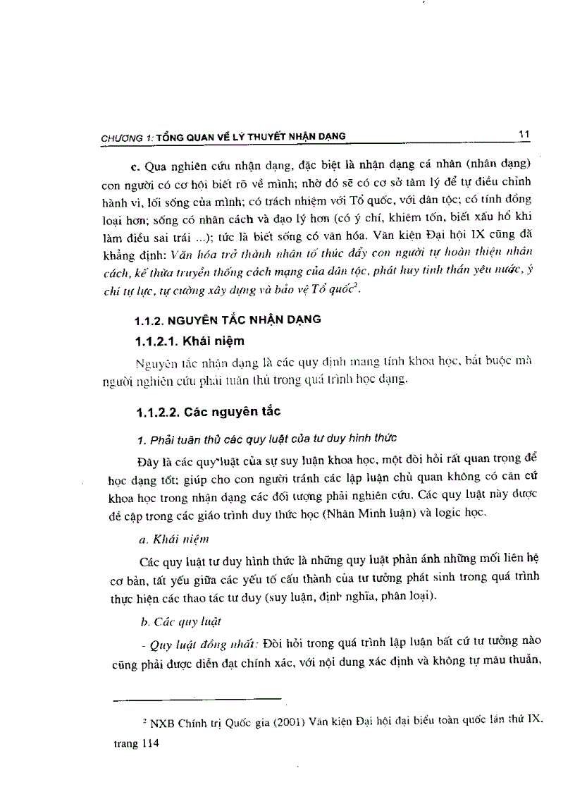 image for page Lý thuyết nhận dạng ứng dụng trong quản lý