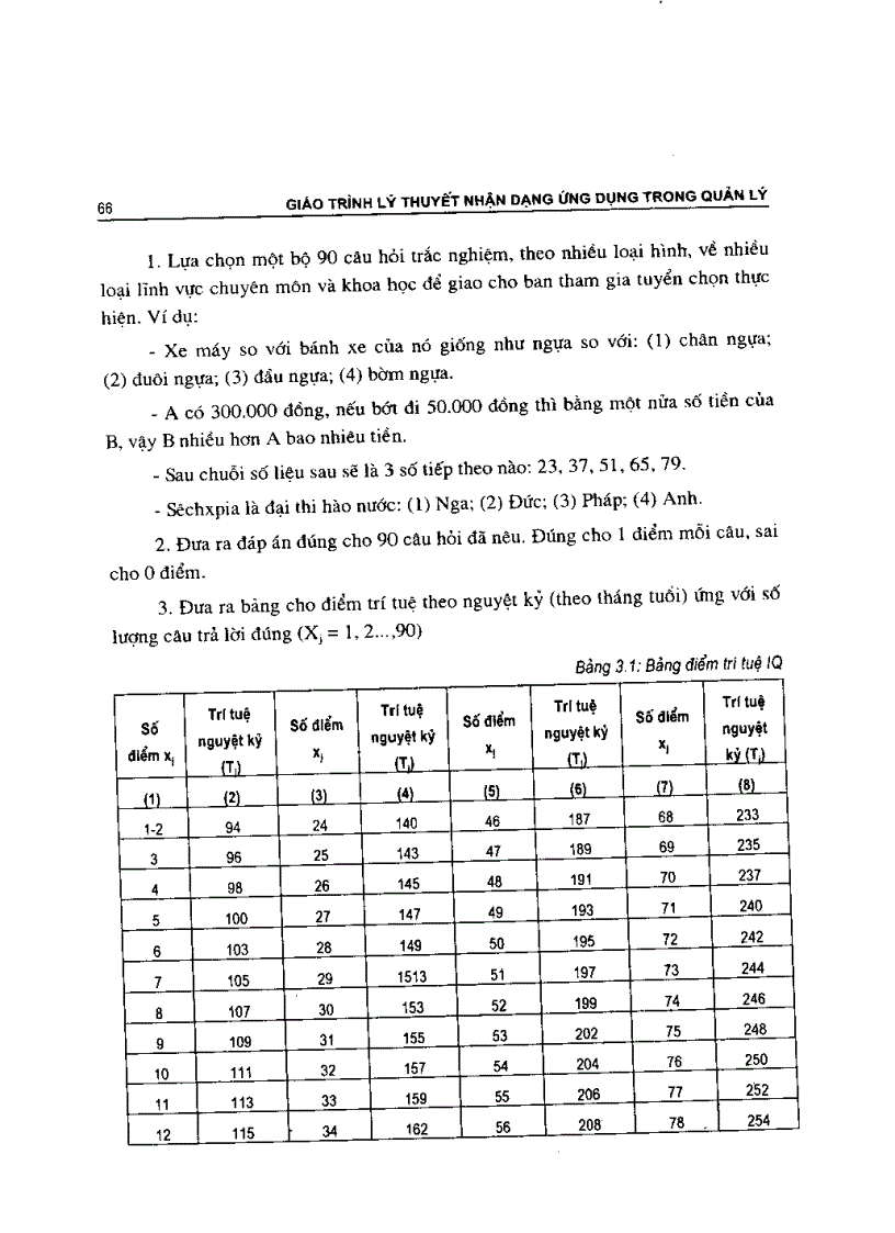 image for page Lý thuyết nhận dạng ứng dụng trong quản lý