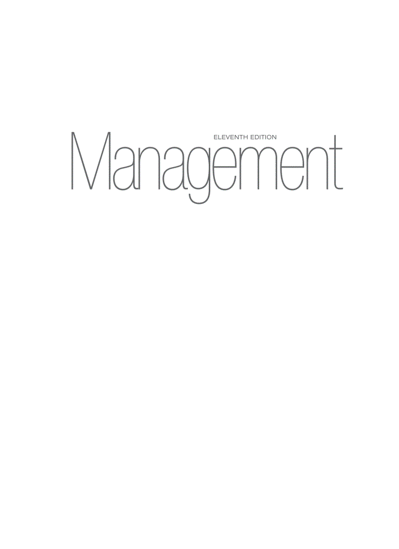 Management 11th Edition