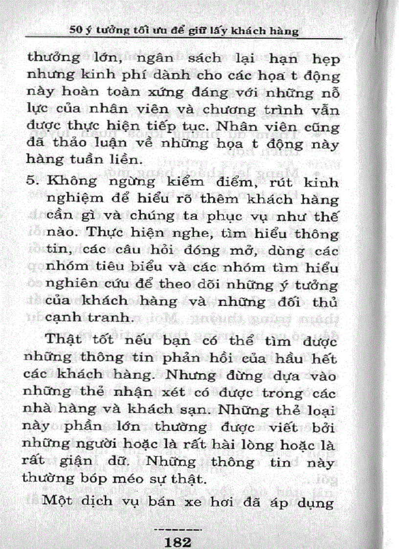 image for page Nhà doanh nghiệp cần biết 50 Ý tưởng tối ưu để giữ lấy khách hàng