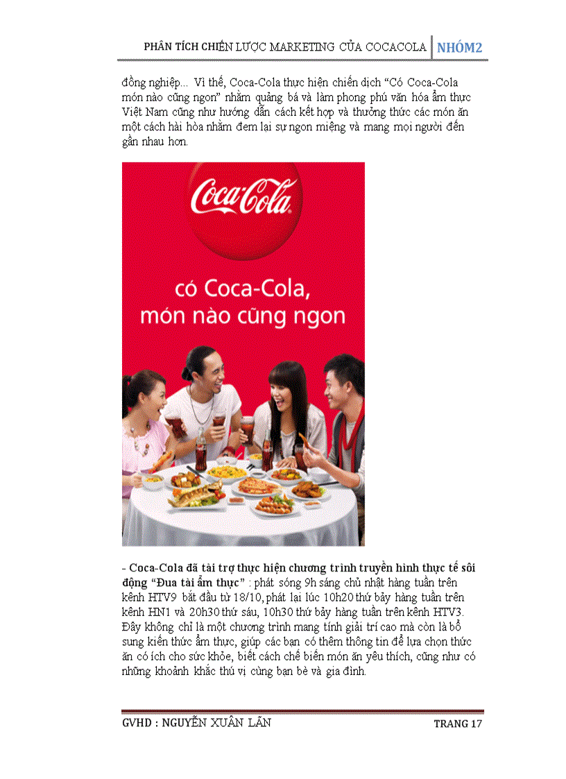 image for page Phân tích chiến lược Marketing của Cocacola