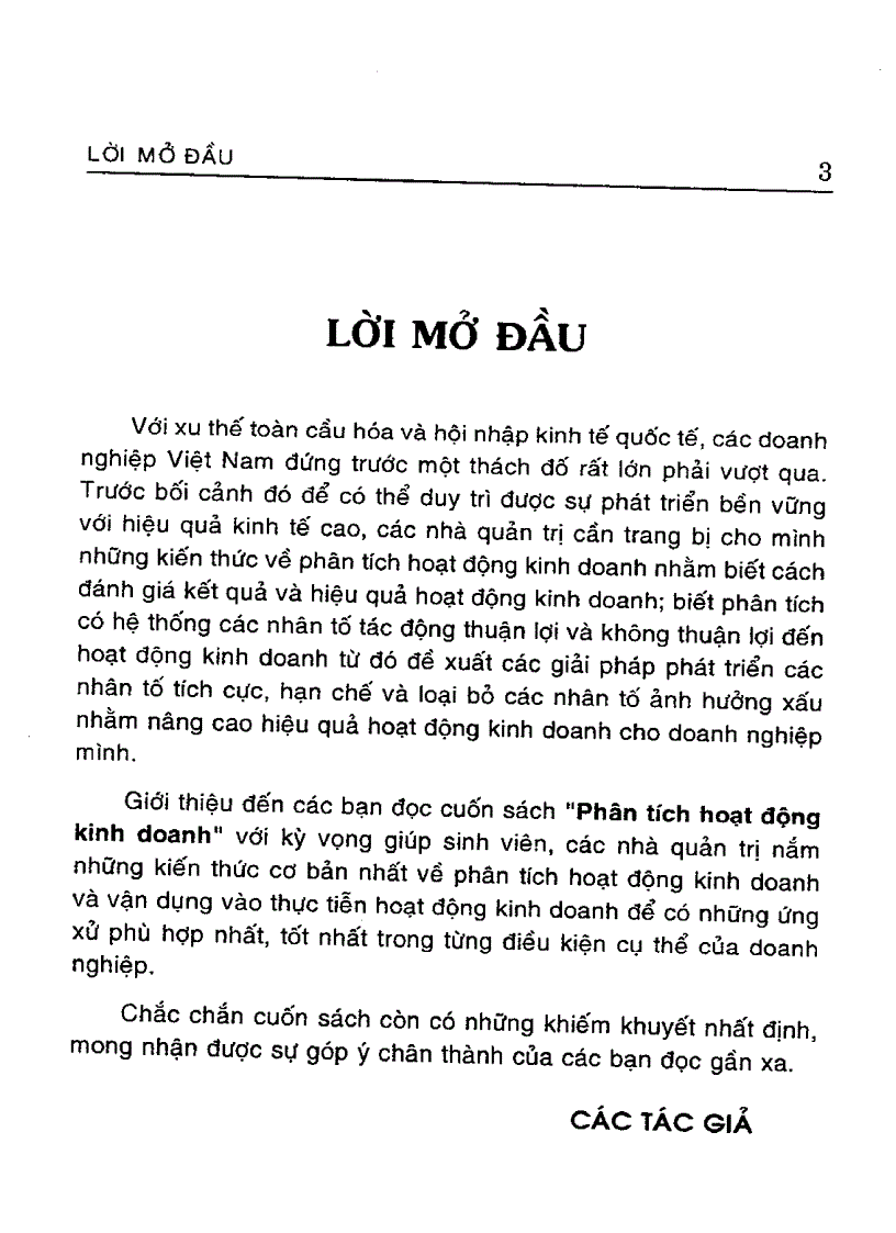 Phân Tích Họat Động Kinh Doanh 1