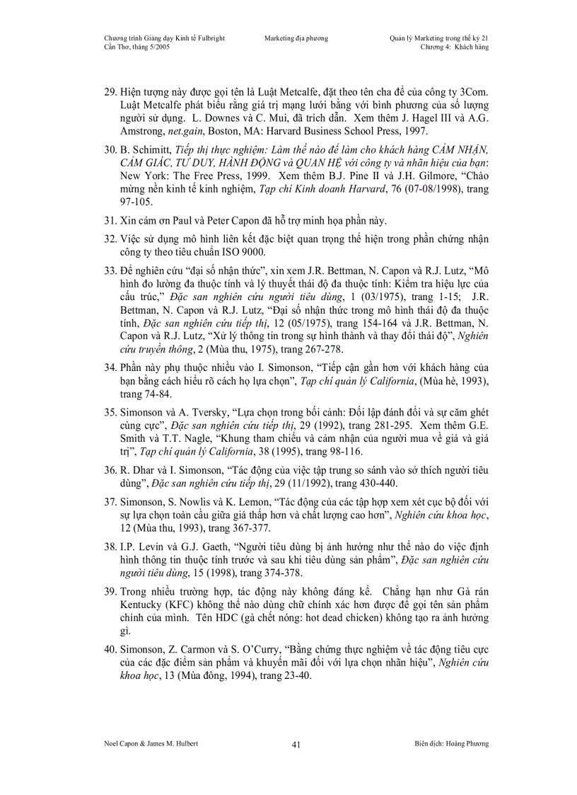 image for page Quản lý Marketing trong thế kỷ 21 Khách hàng