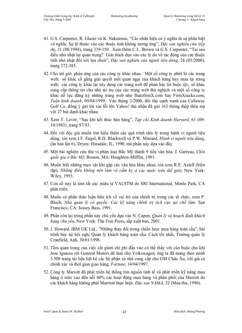 image for page Quản lý Marketing trong thế kỷ 21 Khách hàng