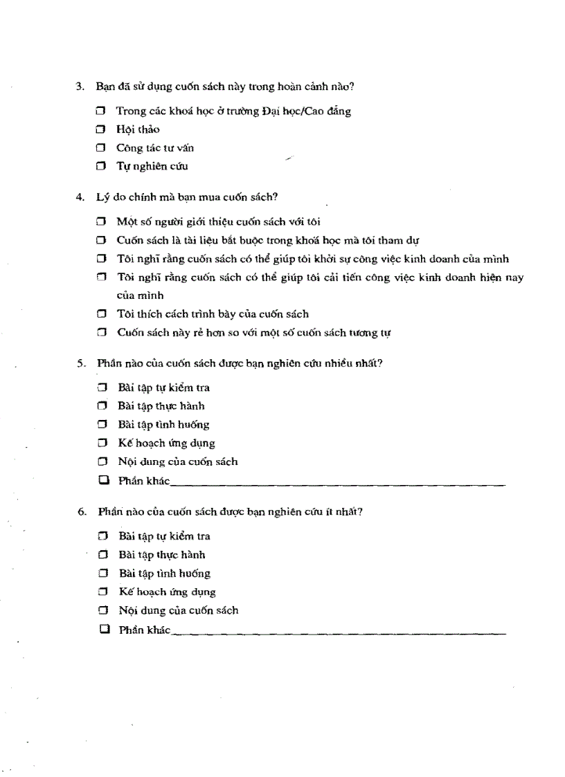 image for page Thu thập thông tin về quá trình và xu hướng mua hàng của khách hàng