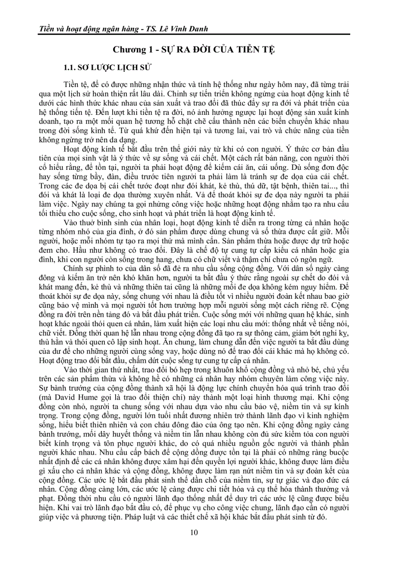 image for page Tiền và hoạt động ngân hàng