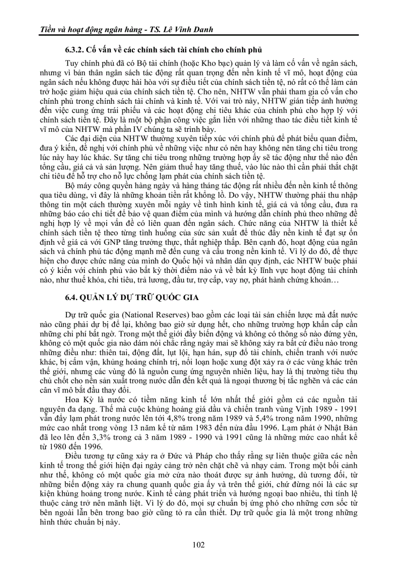 image for page Tiền và hoạt động ngân hàng