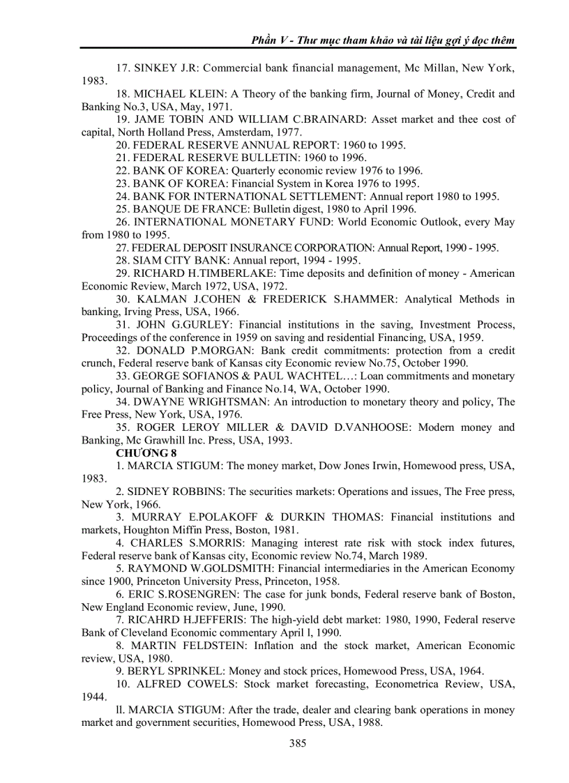 image for page Tiền và hoạt động ngân hàng