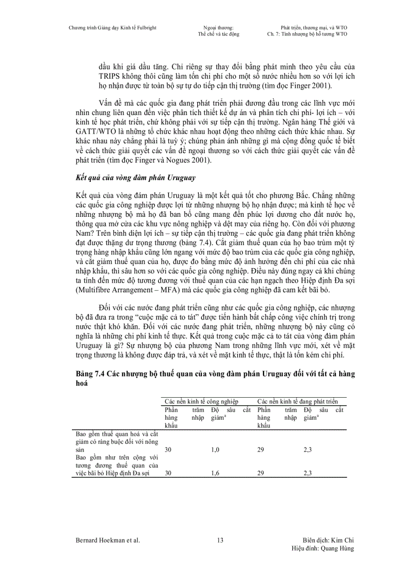 image for page Tính nhượng bộ hỗ tương trong WTO